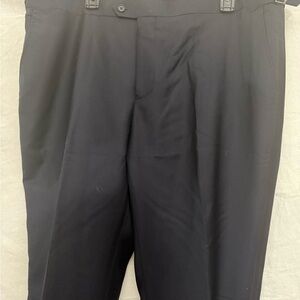 Spier & Mackay Navy Wool Dress Trousers Mens Size 41 Tailored Side Tabs NWOT